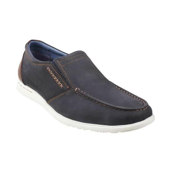 Metro Navy-Blue Casual Loafers