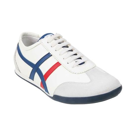 Genx White-Red Casual Sneakers