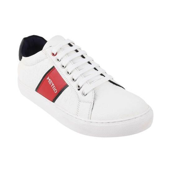 Genx White Casual Sneakers