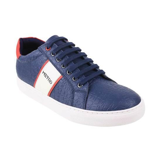 Genx Navy-Blue Casual Sneakers