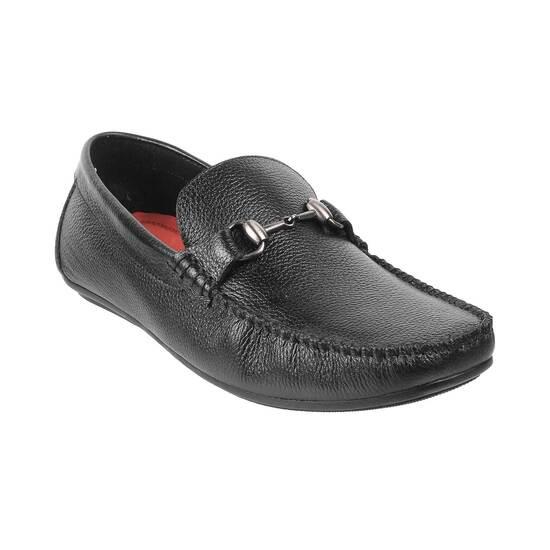 Metro Black Casual Loafers