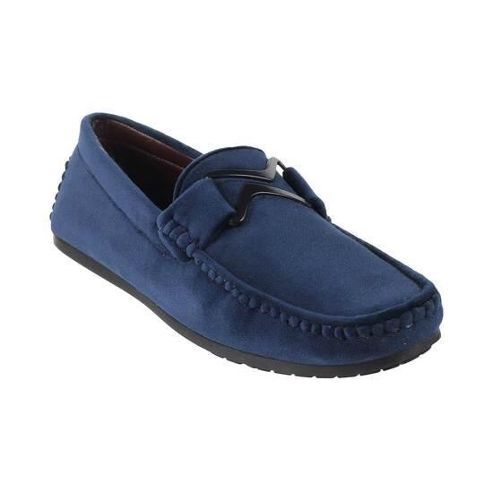 Metro Navy-Blue Casual Loafers