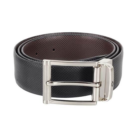 Metro Black-Brown Mens Belts Pin Buckle