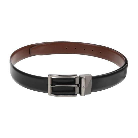 Metro Black-Brown Mens Belts Pin Buckle