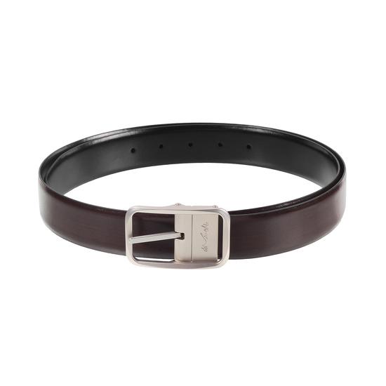 Metro Brown-Black Mens Belts Pin Buckle