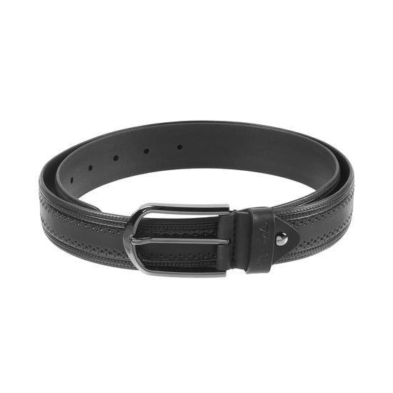 Metro Black Mens Belts Pin Buckle