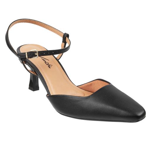 Davinchi Black Formal Sandals