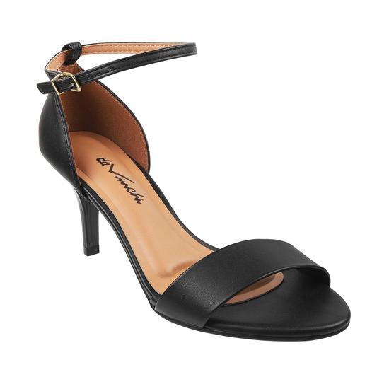 Davinchi Black Formal Sandals