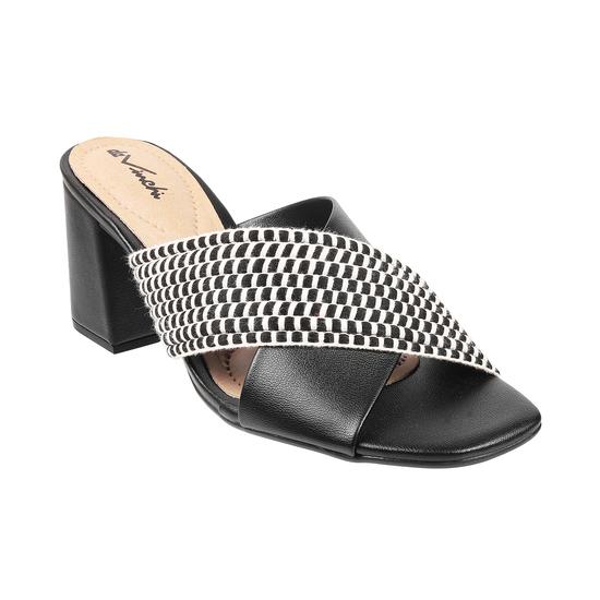 Davinchi Black Formal Sandals