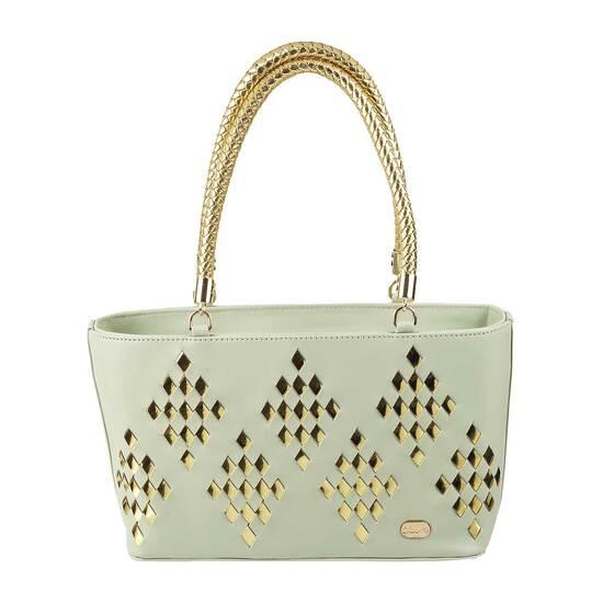 Cheemo Green Hand Bags Evening Bag