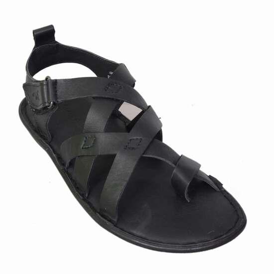 Mardi Gras Black Casual Sandals