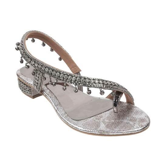 Cheemo Gun-Metal Wedding Sandals