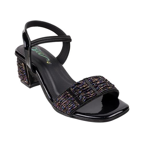 Cheemo Black Casual Sandals