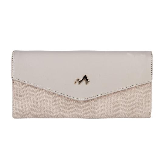 Metro Beige Womens Wallets Flapover