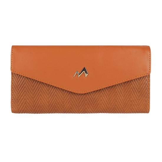 Metro Tan Womens Wallets Flapover