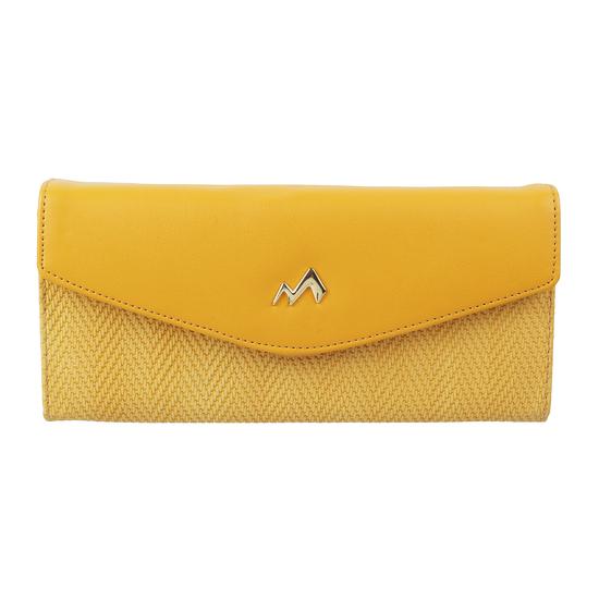 Metro Yellow Womens Wallets Flapover