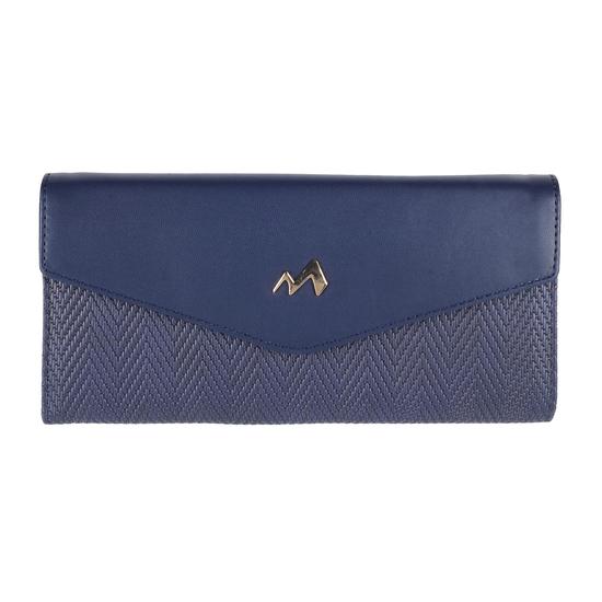 Metro Blue Womens Wallets Flapover