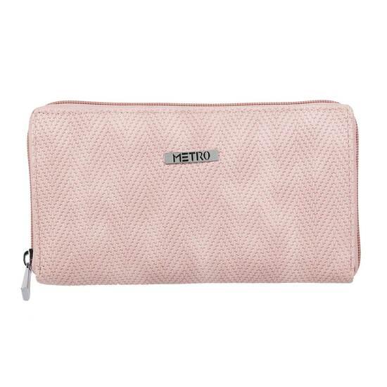 Metro Peach Womens Wallets Zip Around