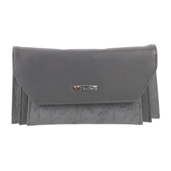 Metro Grey Womens Wallets Bifold