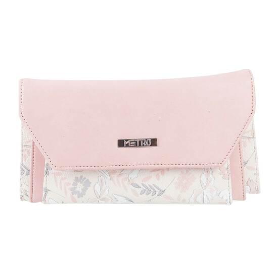 Metro Pink Womens Wallets Bifold