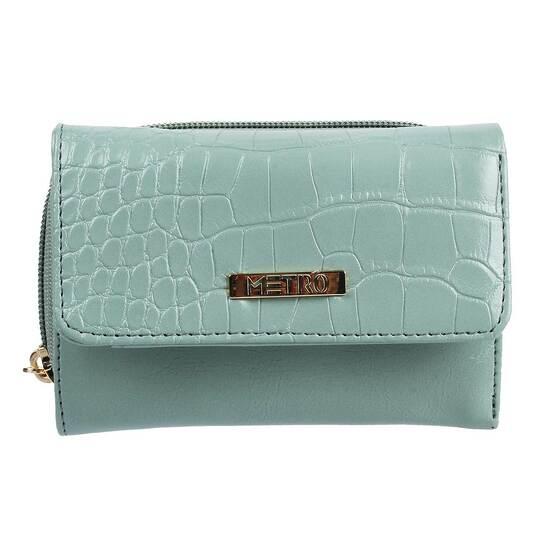 Metro Green Womens Wallets Bifold