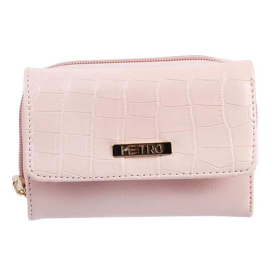 Metro Pink Womens Wallets Bifold