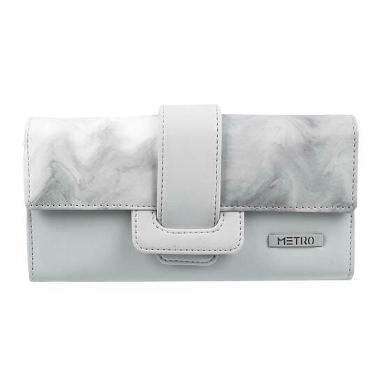 Metro Grey Womens Wallets Bifold