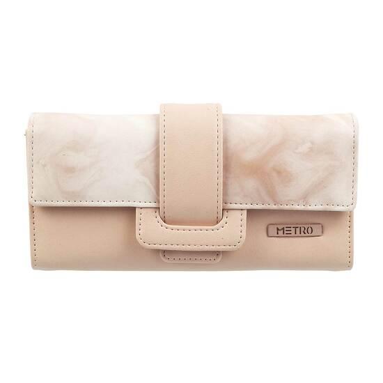 Metro Beige Womens Wallets Bifold