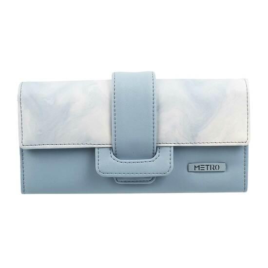 Metro Blue Womens Wallets Bifold