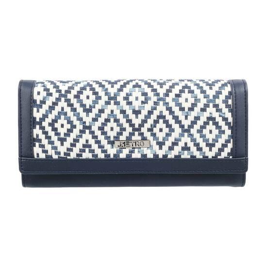 Metro Blue Womens Wallets Bifold